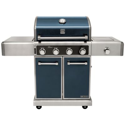 Kenmore Elite 4 Burner Convertible Gas Grill With Side Burner At