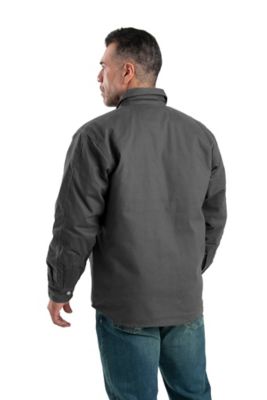 Image showing  Men's Duck Quilt-Lined Traditional Shirt Jacket