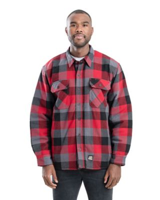 Berne Men's Quilt-Lined Flannel Shirt Jacket at Tractor Supply Co.