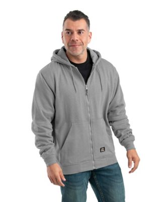 Berne Men's Heritage Thermal-Lined Zip-Front Hooded Sweatshirt