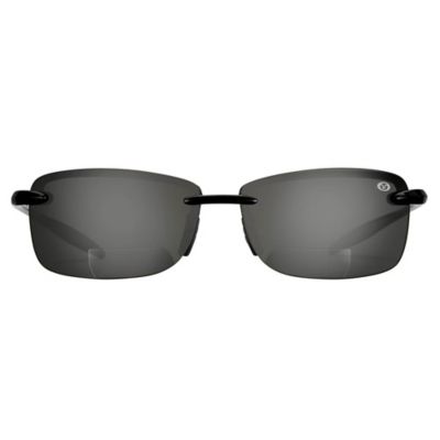 Image showing  Cali Sunglasses, Black Frame with Smoke Bifocal 250 Lenses, Medium