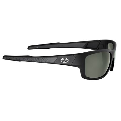 Image showing  Down Sea Sunglasses, Matte Black Frame with Smoke Lenses, Large