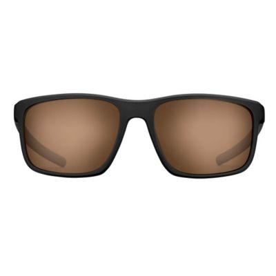 Image showing  Rip Current Sunglasses, Brown Frame with Amber Lenses, Large