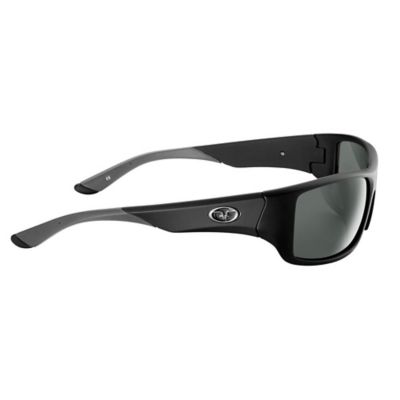 Image showing  Triton Sunglasses, Matte Black Frame with Smoke Lenses, Medium