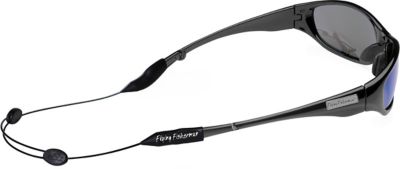 Flying Fisherman Black Cablz Zipz Waterproof Adjustable Sunglass Retainer