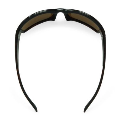 Image showing  Razor Sunglasses, Dark Tortoise Frame with Amber Lenses, Large