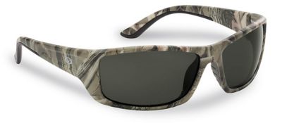Flying Fisherman Buchanan Sunglasses, Camo Frame with Smoke Lenses, Medium
