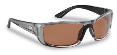 Flying Fisherman Buchanan Sunglasses, Crystal Gunmetal Frame with Copper Lenses, Medium