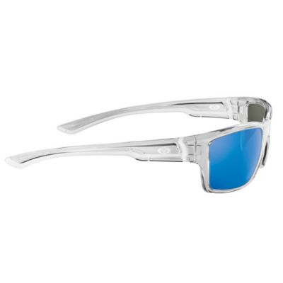 Image showing  Cove Sunglasses, Crystal Smoke Frame with Blue Mirror Lenses, Medium