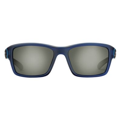 Image showing 1 th Flying Fisherman Cove Sunglasses, Matte Crystal Navy Frame with Smoke Lenses, Medium