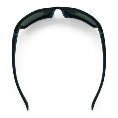 Image showing 4 th Flying Fisherman Cove Sunglasses, Matte Crystal Navy Frame with Smoke Lenses, Medium