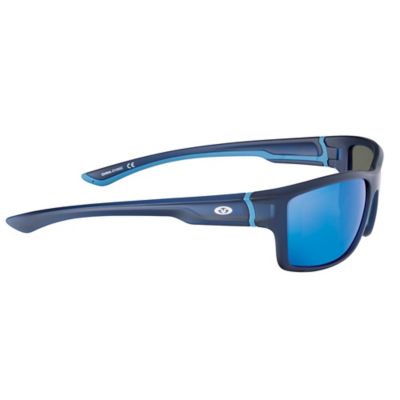 Image showing  Cove Sunglasses, Matte Crystal Navy Frame with Smoke Blue Lenses, Medium