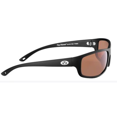 Image showing  Slack Tide Sunglasses, Matte Black Frame with Copper Lenses, Small/Medium