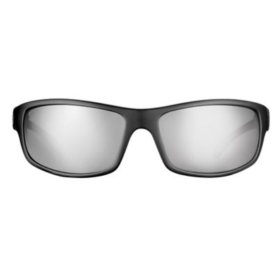 Image showing  Slack Tide Sunglasses, Black Frame with Smoke-Silver Lenses, Small/Medium