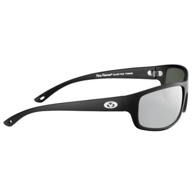 Image showing  Slack Tide Sunglasses, Black Frame with Smoke-Silver Lenses, Small/Medium