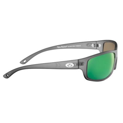 Image showing  Slack Tide Sunglasses, Granite Frame with Amber-Green Lenses, Small/Medium