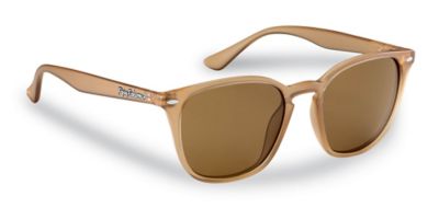 Flying Fisherman Muriel Sunglasses, Crystal Sand Frame with Amber Lenses, Medium