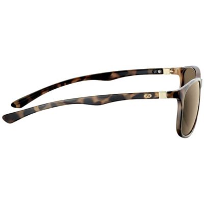Image showing  Una Sunglasses, Matte Tortoise Frame with Amber Lenses, Small
