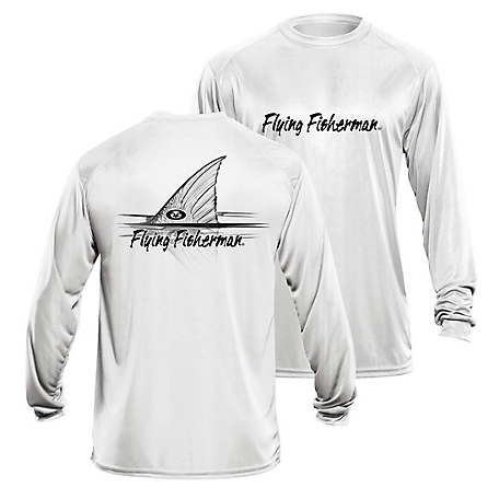 Flying Fisherman Men's Long-Sleeve Redfish Performance T-Shirt