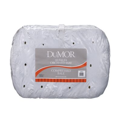 DuMOR 2-String Compressed Orchard/Alfalfa Horse Hay, 45 lb., Approx. 12 in. x 16 in. x 22 in. (Varies by Package)