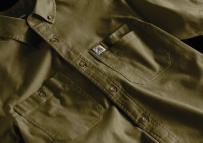 Image showing  Men's Rugged Flex Short-Sleeve Button-Down Work Shirt