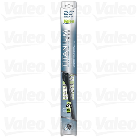 Valeo 20 in. Titanium Beam Wiper Blade