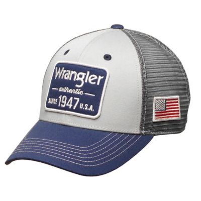 wrangler trucker cap