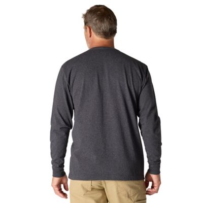 Image showing 6 th Carhartt Men's K126 Loose Fit Long-Sleeve Workwear Pocket T-Shirt