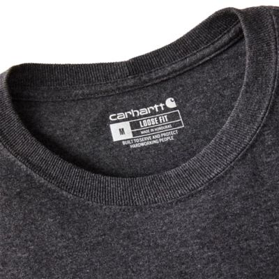 Image showing 10 th Carhartt Men's K126 Loose Fit Long-Sleeve Workwear Pocket T-Shirt