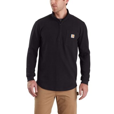 Carhartt Men's Tilden Half Zip Mock Neck Long-Sleeve T-Shirt