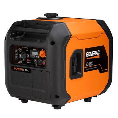 Generac 3,000-Watt Gasoline Powered IQ3500 Inverter Portable Generator, 50-State/CSA