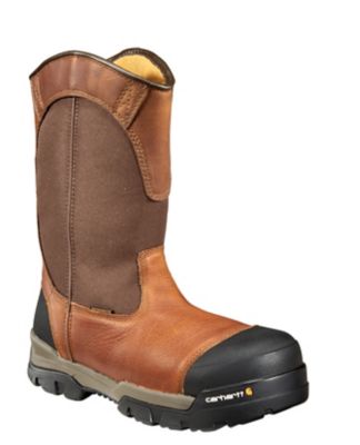 Image showing  Men's Ground Force Pull-On Wellington Composite Toe Work Boots, EVA Midsole, 10 in.