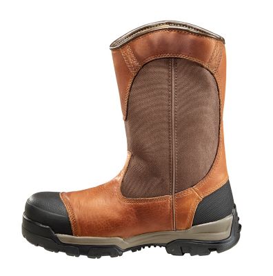 Image showing 4 th Carhartt Men's Ground Force Pull-On Wellington Composite Toe Work Boots, EVA Midsole, 10 in.