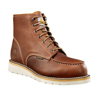 Carhartt Men's 6 in. Wedge Waterproof Steel Toe Work Boots, Tan at ...