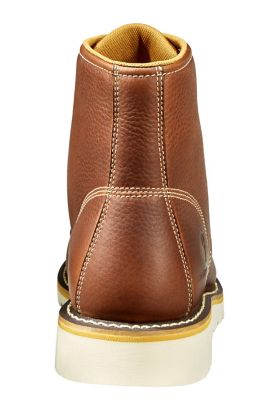 Image showing  Men's Wedge Waterproof Steel Toe Work Boots, Tan, 6 in.