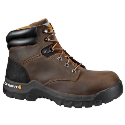 Carhartt Composite Toe Work Boots, Brown Oil-Tanned Leather, 6 in.