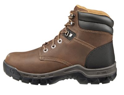 Image showing  Women's Composite Toe Work Boots, Brown Oil-Tanned Leather, 6 in.