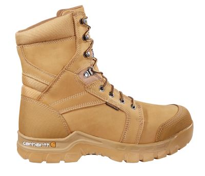 Image showing  Waterproof Insulated Soft Toe Work Boots, Wheat Oil-Tanned Leather, 8 in.