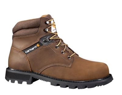 Image showing  Men's Soft Toe Work Boots, Dark Brown Oil-Tanned, 6 in.