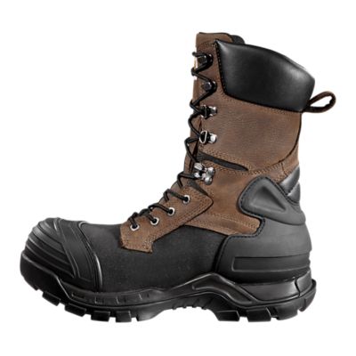 Image showing 6 th Carhartt Men's Pac Composite Toe Insulated Work Boots, Brown Oil-Tanned Leather, 10 in.