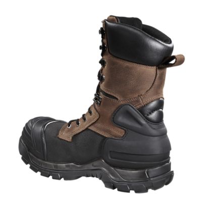 Image showing 7 th Carhartt Men's Pac Composite Toe Insulated Work Boots, Brown Oil-Tanned Leather, 10 in.