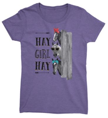 Lost Creek Women's Short-Sleeve Spinner Hay Girl Shirt