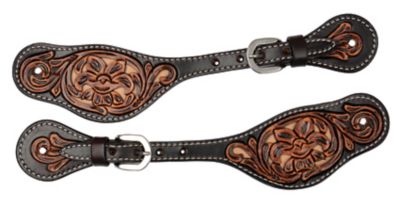 Circle Y Women's Multi-Tone Filigree Spur Straps