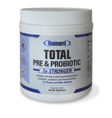 Ramard Total Pre and Probiotic for Horses and Other Animals, 8.5 oz.