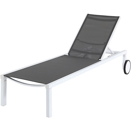 Mod Furniture Peyton Armless Chaise Lounge White/Gray