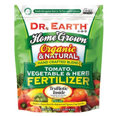 Dr. Earth 4 lb. 60 sq. ft. Home Grown Tomato Vegetable and Herb Fertilizer