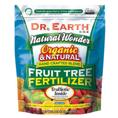 Image of jar of Dr Earth fruit tree fertilizer