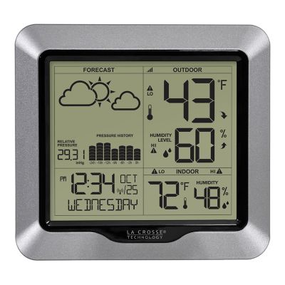 La Crosse Technology Weather Station with Forecast Atomic Time, Wireless