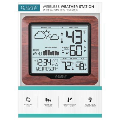 Image showing 7 th La Crosse Technology Weather Forecasting Station with Atomic Time, Wireless