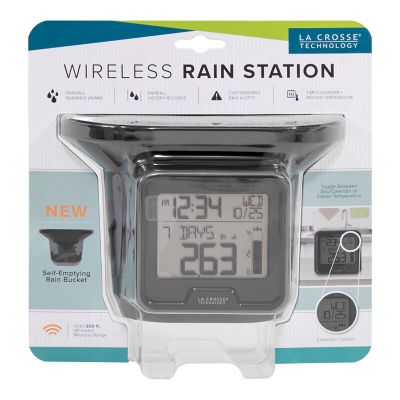 Image showing 6 th La Crosse Technology Digital Rain Gauge with Indoor Temperature